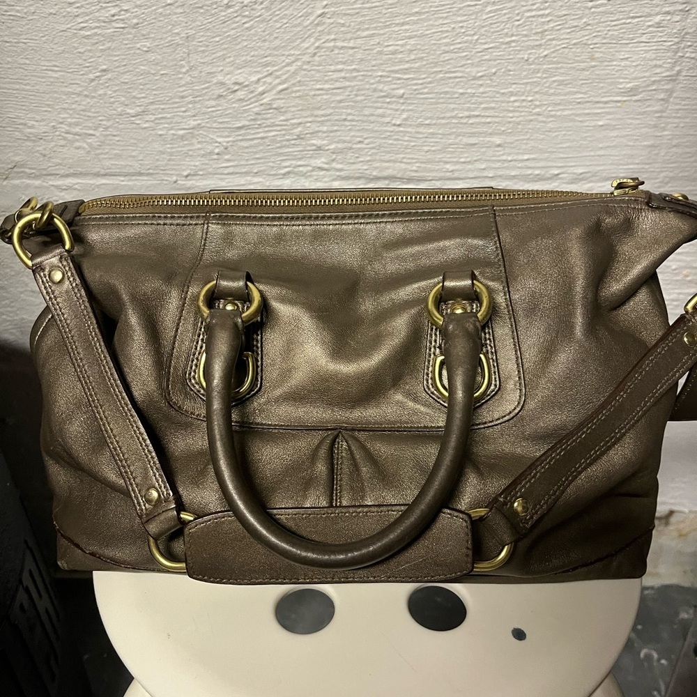 Green Coach Purse